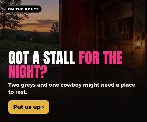 Got a stall for the night? Put us up